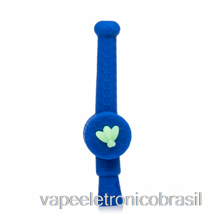 Vape Eletrônico Stratus Recuperador Mel Dipper Silicone Dab Palha Azul Marinho/uv Abelha (azul/uv Verde Abelha)